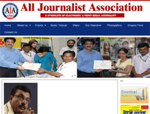 Tablet Screenshot of journalistassociation.com